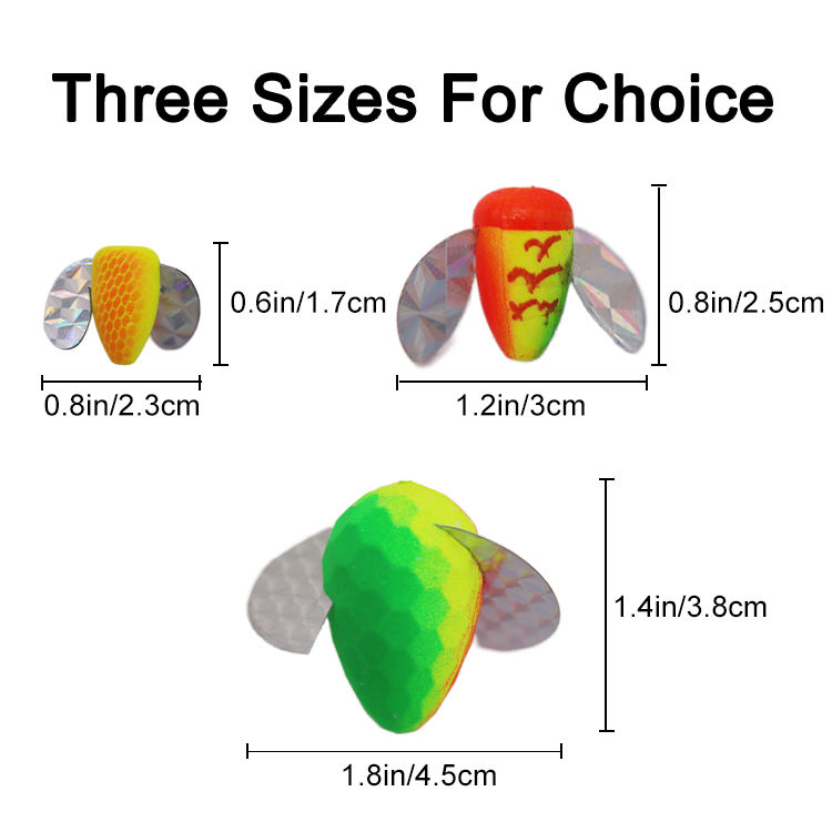 CHEERY Fishing Float-Customized Colors & Three Sizes Materials Spinner/Pompano Rigs Lure Fishing Bait – Fishing Float – view 2