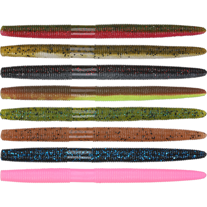Cheery 13.5cm 10g Senko Worm Soft Plastic Lure Texas Rig Lure Senco Maggot Salty Baits for Freshwater Fishing 50mm Size – Worms & Grubs – view 3
