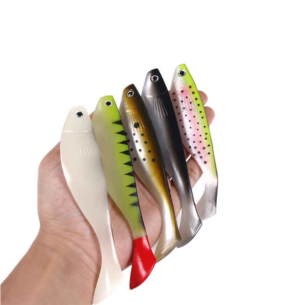 Cross-border Deep Sea Fishing 15cm 26g Large Mermaid Bionic T-tail Soft Fish Lure Saltwater Artificial Bait – Hard Lure – view 1