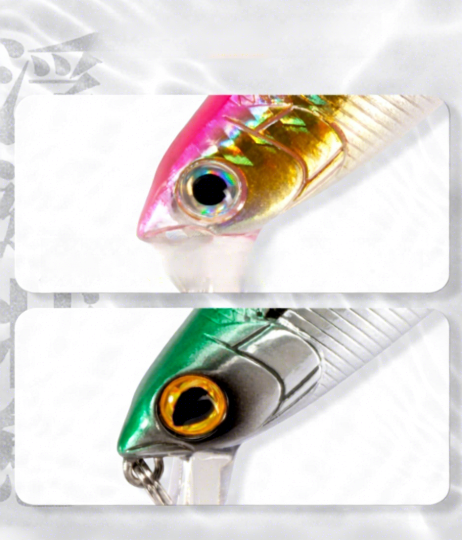 Factory-Direct Sale Artificial Hard Baits Long-Casting Floating Minnows VMC Hooks Twitch-and-Pause Action Multiple Colors – Hard Lure – view 4