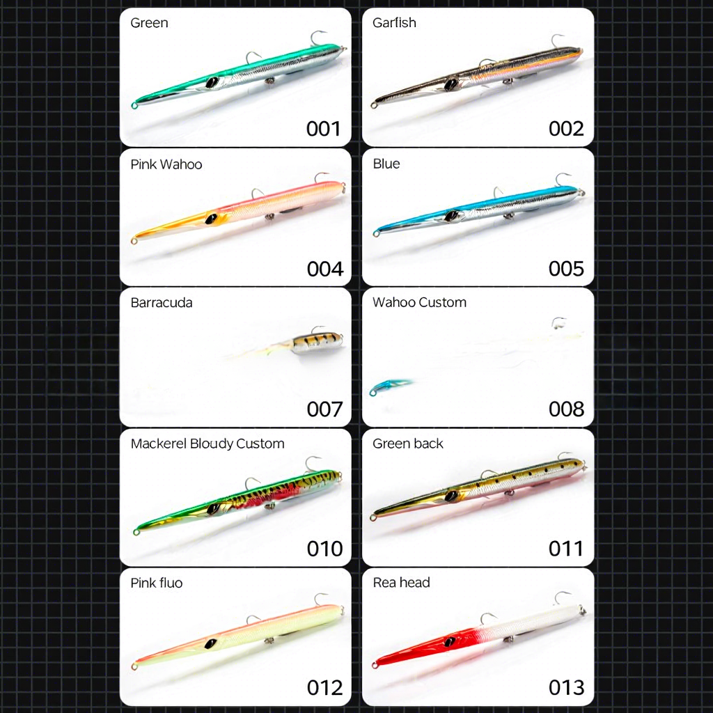 Big Javelin Lure Pencil Bait Artificial Hard Bait Sea Fishing Long-Casting Sinking/Surfacing VMC Hook Integrated – Hard Lure – view 4