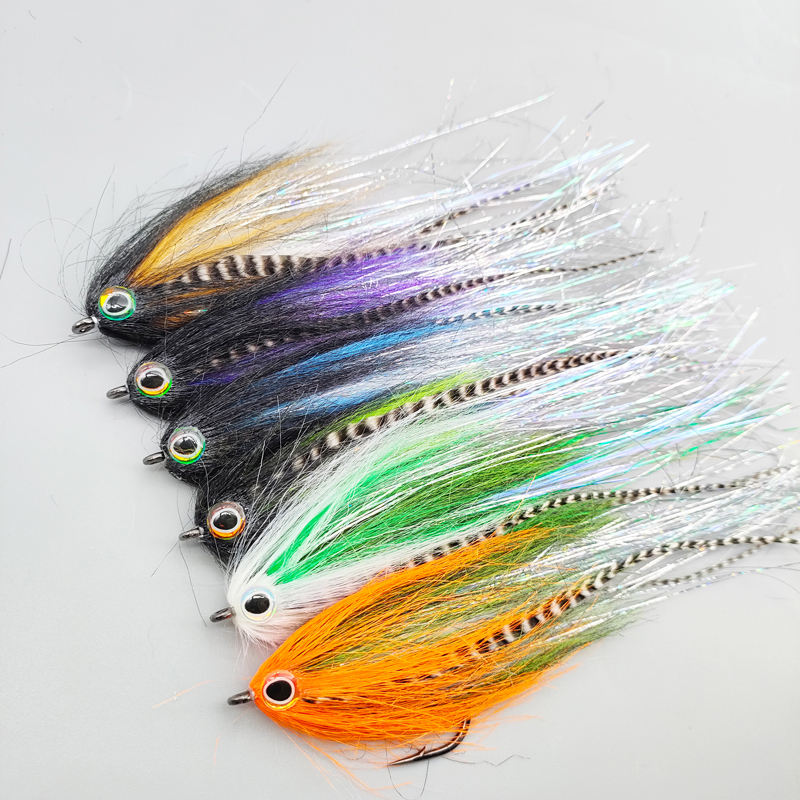 Multi-color Big-eye PVC Imitation Bait with Streamer, Mid-water Trout Fly Fishing Lure, Durable High Carbon Steel Fly Tackle – Hard Lure – view 5