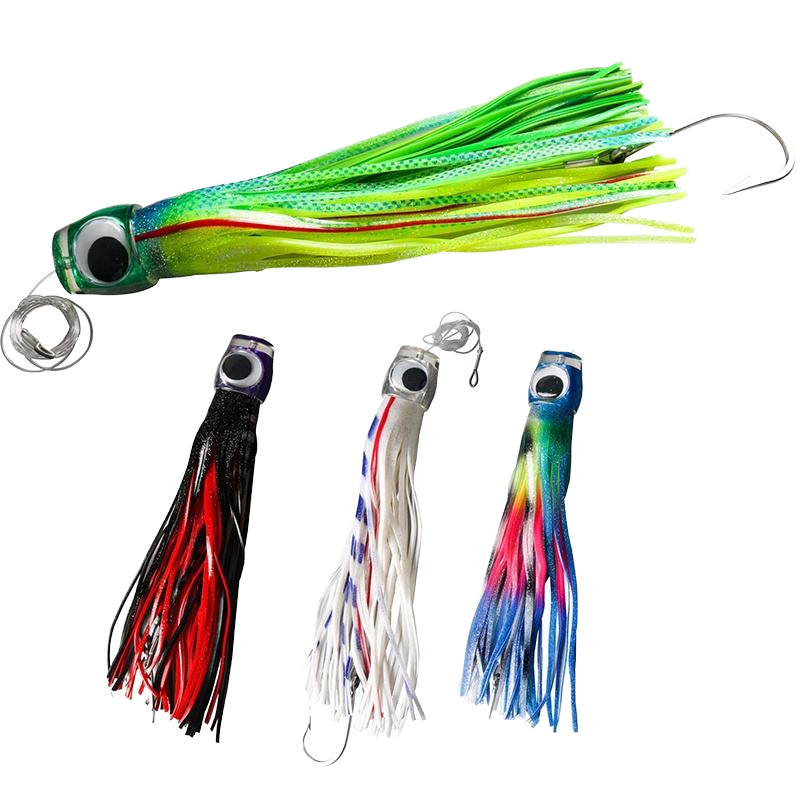 34cm 260g Printed Freshwater Trolling Jet Head Lure for Bass Carp & Trout – Soft Lure – view 1