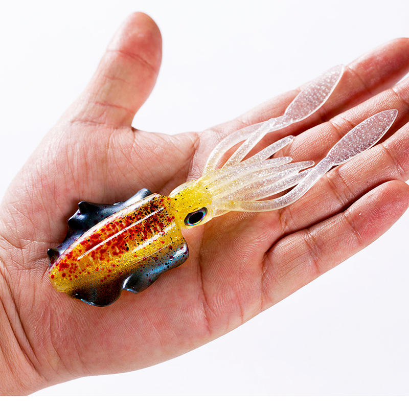New Luminous Trolling Soft Squid Lure, Silicone Octopus Skirt Soft Bait – Hard Lure – view 4