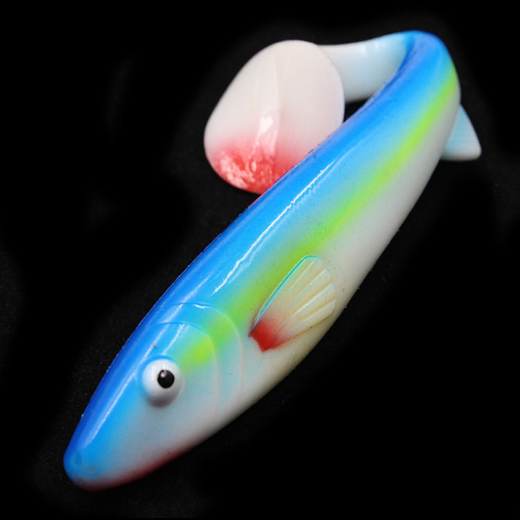 16cm 38g Printed PVC Soft Plastic Shad Swim Bait Fishing Lure for Pike Northern Mullet River/Lake/Stream Use Supplier Wholesale – Hard Lure – view 4