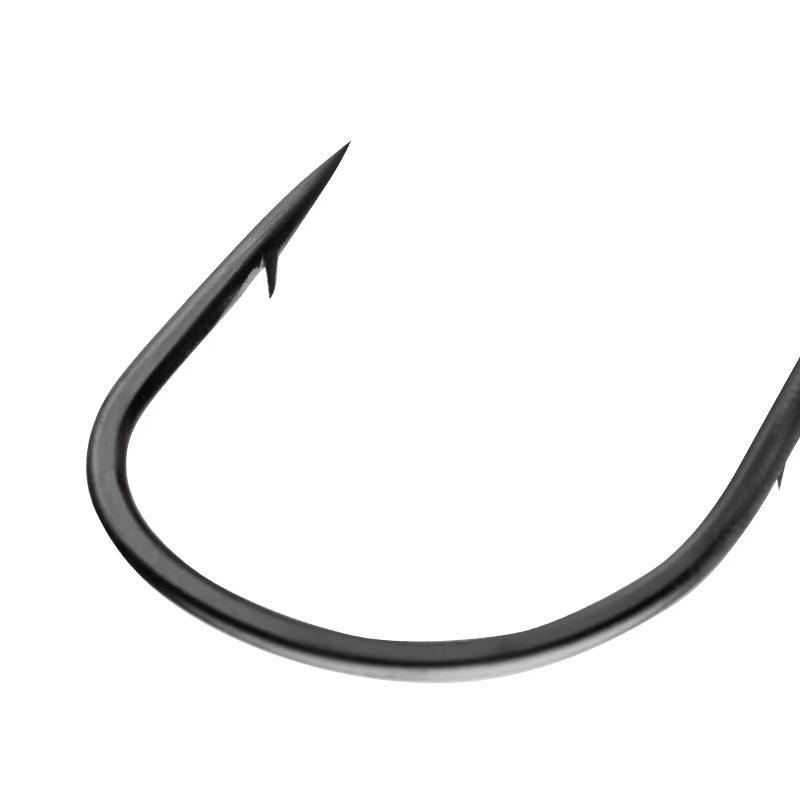 CHEERY High Carbon Steel Jig Head Hook for Soft Worm Lures Fly Fishing River Use Specialized for Mandarin Fish & Sea Bass – Fishhook – view 3
