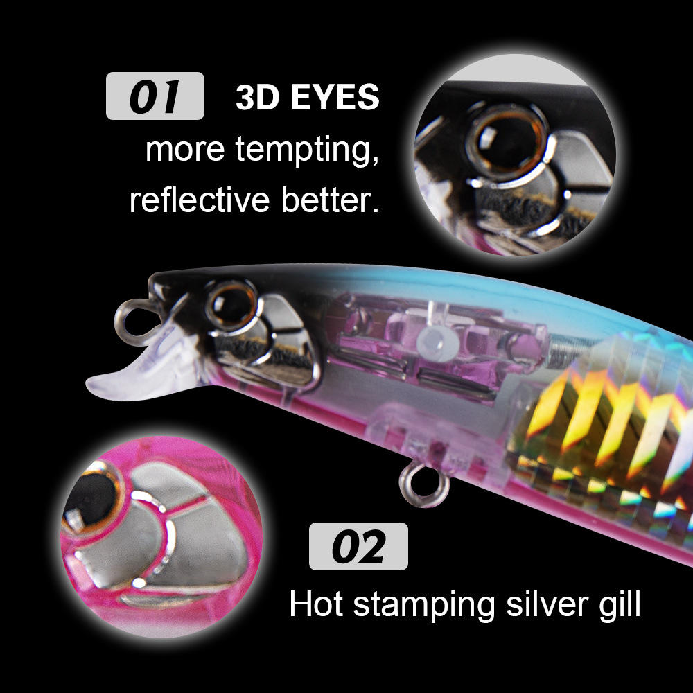 Sinking PVC Hard Bait for Bass and Pike-All-Depth Swimmer 33g Extra-Long-Cast Lure – Hard Lure – view 3