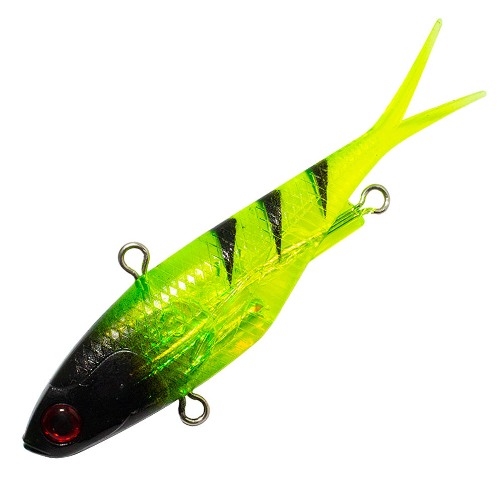 Cheery New Model 95mm 115mm Vibe Lure Fork Tail Artificial Soft Bait Fishing Lures Super Strength TPE Plastic Vibration Bass – Soft Lure – view 4