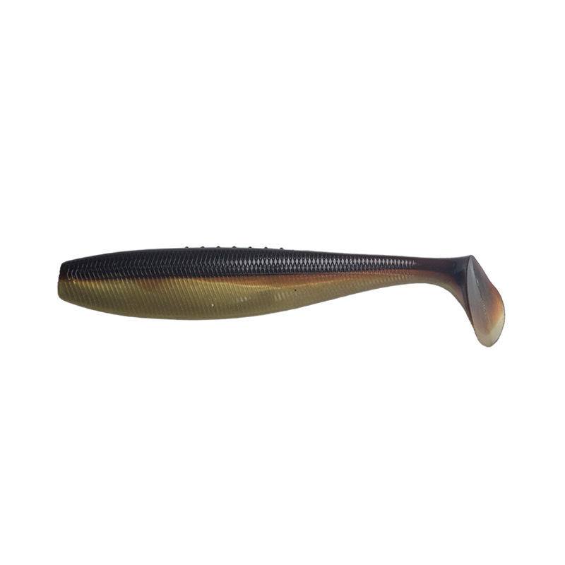 Cheery 18.5cm/35g Super Large T-tail Fish Stainless Steel Bionic Sinking Lure Soft Bait for Zander Pike Sea Fishing 1 Piece – Soft Lure – view 4