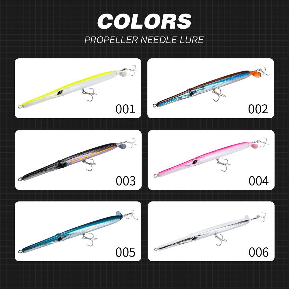 Extra-Long Surface Pencil Lure 225mm/40g Floating Intense Water Disturbance Attract Sea Bass Artificial Hard Bait Saltwater Fish – Hard Lure – view 2