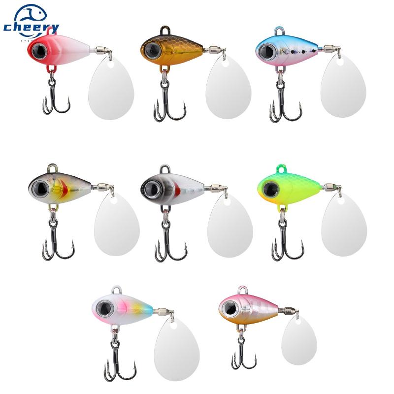CHEERY 8g-13g Artificial Spintail Vib Winter Sea Saltwater Bait Targeting Carp Metal Material Vib Fishing Lures – Metal Lure – view 1