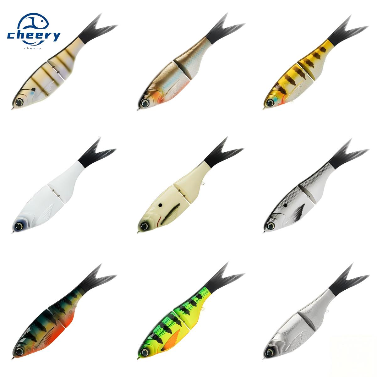 Cheery High Quality Jointed Baitfish Fishing Lure Metal Tail Shad Profile Glide Swimbait for Ocean Boat Fishing and Catfish – Swimbait – view 1