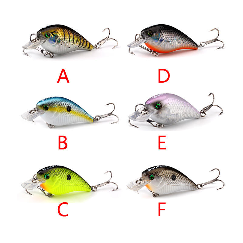 Cheery Outdoor Sports Fishing Floating ABS Crank Lure Cross-border Minnow Artificial Hard Bait 60mm/12g – Crankbait – view 5