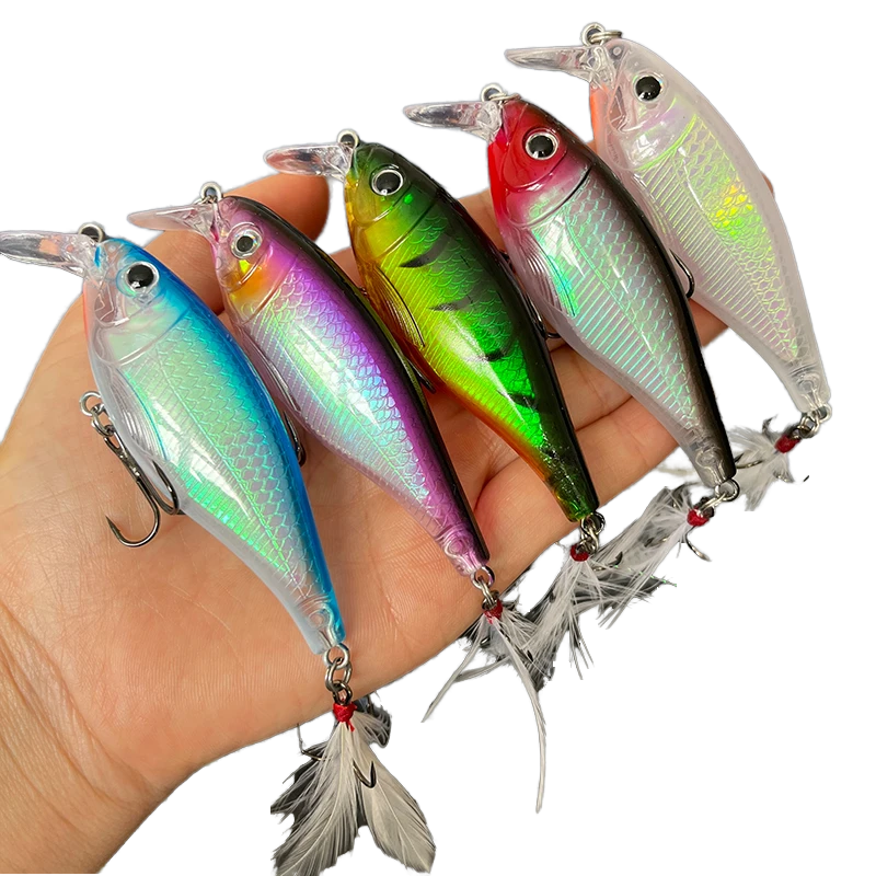 8.5cm 12.3g Minnow Fishing Lure, Bionic Imitation Artificial Bait for Freshwater and Saltwater Fishing · Original source photograph · specifications to confirm