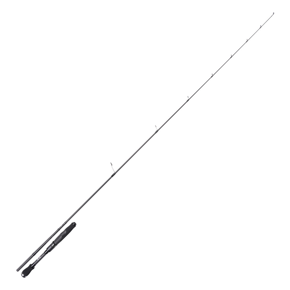For Carbon Float Tube Fishing Rod-Hard Action 2-Piece Lake Use Short Handlebar Design · Original source photograph · specifications to confirm