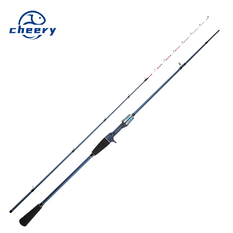 CHEERY Fishing Yuan Carbon Squid Rod Titanium Alloy Soft Tune 1.75m 2-Piece Boat Sea Fishing Rod · Original source photograph · specifications to confirm
