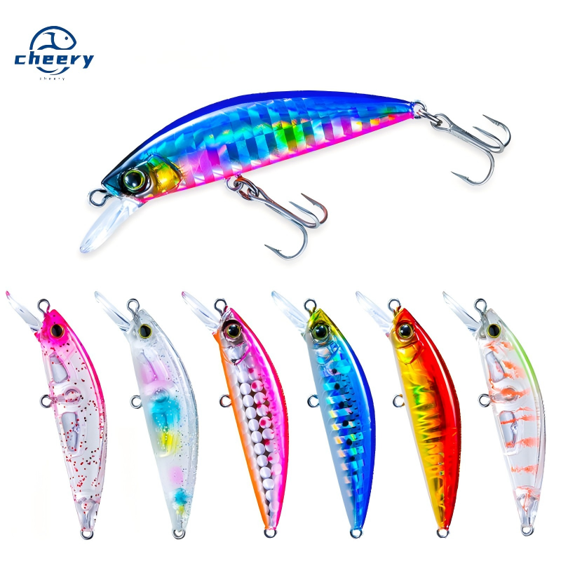 Cheery New 50 Millimeter Cheery Mini 50s Artificial 3D Eyes Hard Bait ABS Freshwater Fish Lure Kit for Marlin Sinks Slowly River · Original source photograph · specifications to confirm
