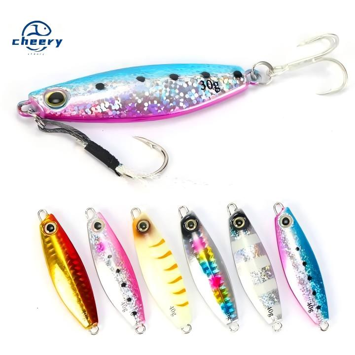 Cheery Rotating Sequins Metal Composite Suitable All Swimming Layers Long-distance Casting Lure Hooks Artificial Bait Bass · Original source photograph · specifications to confirm