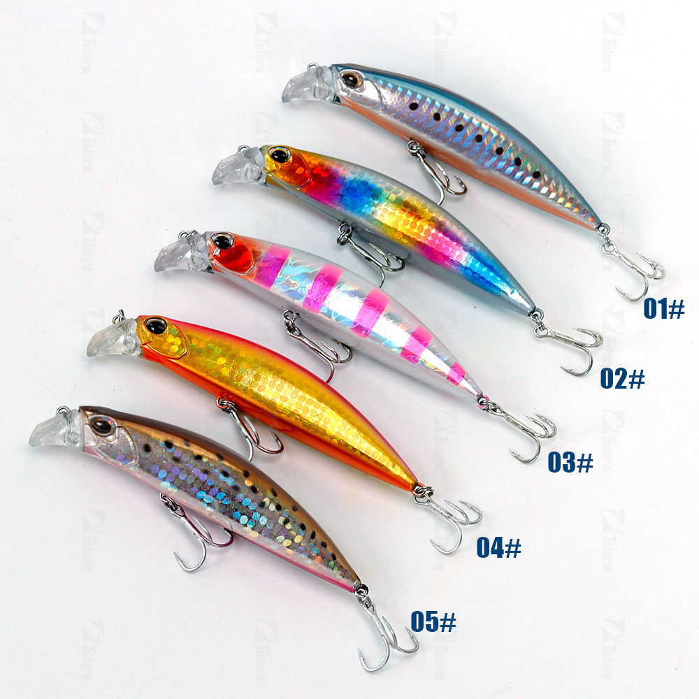 Sinking Lure Saltwater Fishing 95mm 30g Plastic Bait Long Casting Rolling Action Fishing Minnow Baits · Original source photograph · specifications to confirm