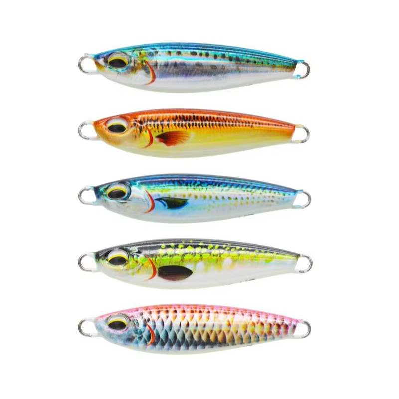 20g30g40g 3D Printed Small Tarpon Fishing Metal Jigs Little Slow Jig Jack Saltwater Jig Fishing UV Light · Original source photograph · specifications to confirm
