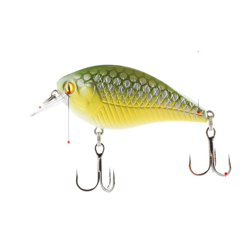 Factory Wholesale Short Lip Crankbait, Floating Bionic Hard Fishing Lure, Wobbler Hard Bait Fishing Tackle, 60mm/12g · Original source photograph · specifications to confirm