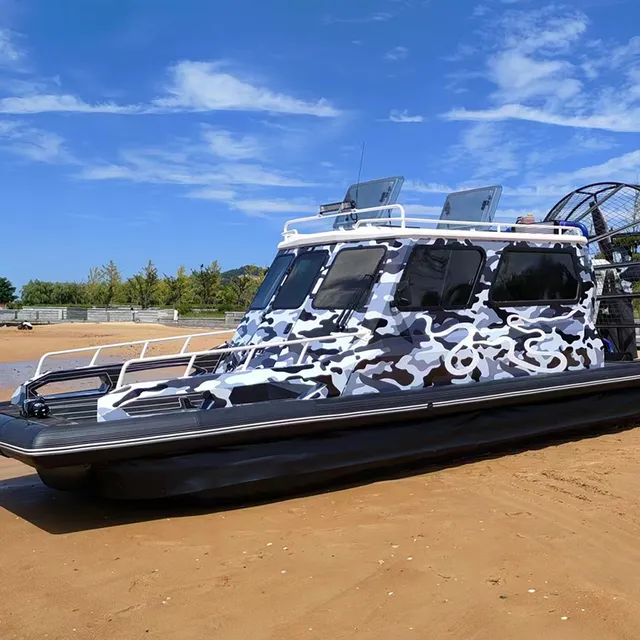 CHEERY 120km/h Luxury Multi-purpose Rubber Hull 8.5m Outboard Engine Life Raft Lifeboat Wetland Ecological Protection Amphibious