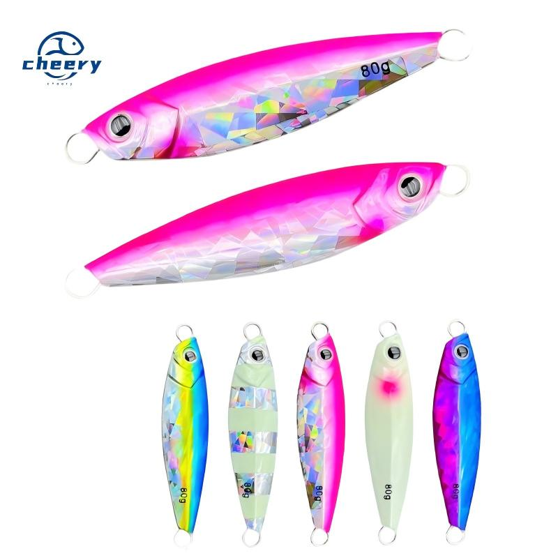 CHEERY Direct Sales Metal Jig Lure Iron Plate Bait Drop-Shot Lead Fish Artificial Hard Bait 60g Saltwater Fish No Hooks · Original source photograph · specifications to confirm