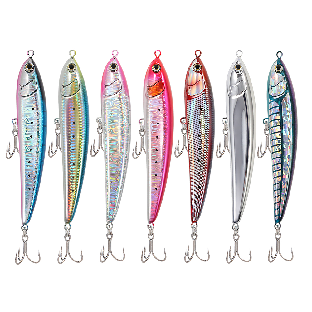 Jigging Pro 190mm 60g Hard Bait Pencil Fishing Lure ABS Material Floating Stick Bait for Saltwater Fish Ocean Boat Fishing Tuna · Original source photograph · specifications to confirm