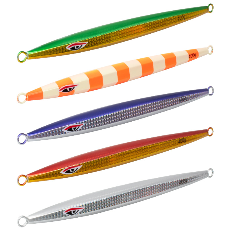 J115 400g 500g Metal Jig Lure Speed Slow Jigging Lure UV Glow Saltwater Fishing Jigging Lure Deep Sea Fishing · Original source photograph · specifications to confirm