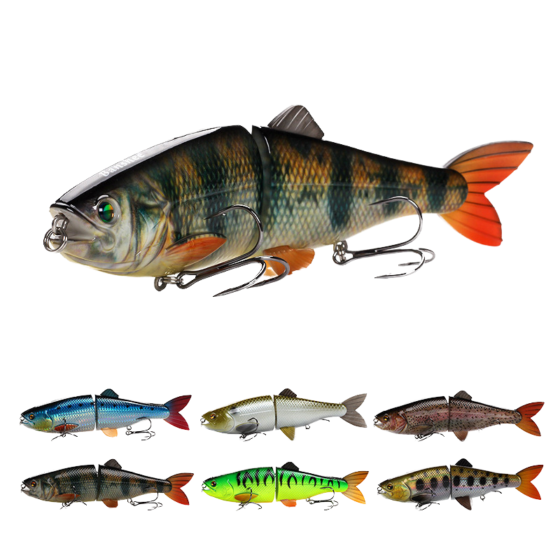 Customized 2 Sections 20cm 90g Deep Diving Swimbait Shad Lure Kit for Ocean Boat Fishing River Lake & Stream · Original source photograph · specifications to confirm
