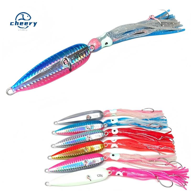 CHEERY 40G-200G ENGETSU Kabura Inchiku Jig, Saltwater Boat Trolling Fishing Lure for Sea Bass · Original source photograph · specifications to confirm