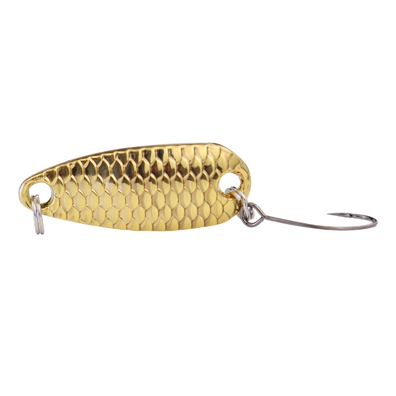 Dragon Scale Fish Mouth Sequin Stream Lure Bare Blade Micro Lure Bait Snapper Grass Carp White Striped Fish Zinc Alloy Hooks · Original source photograph · specifications to confirm