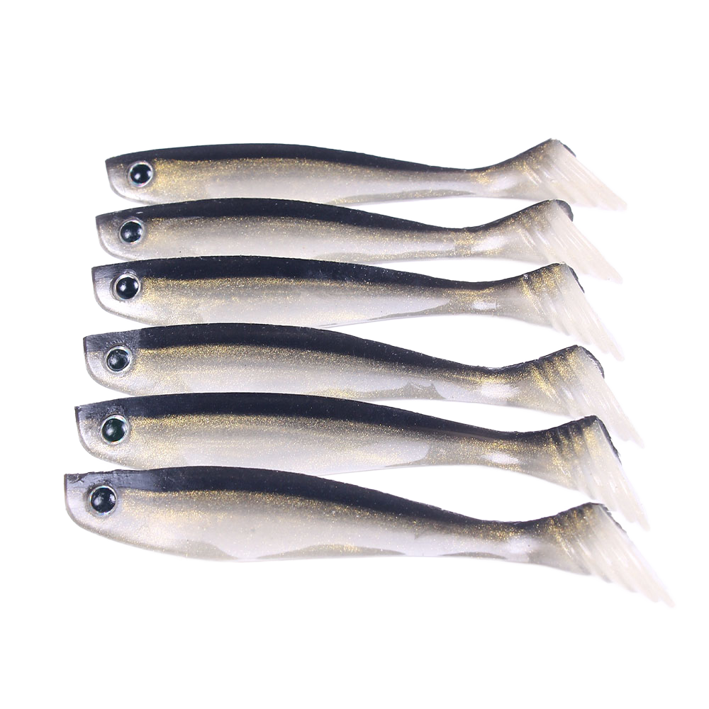 Silicone Soft Lure T-Tail Shad 10cm 35g Printed Fishing Bait Without Hooks for River Lake Stream Ocean Boat Fishing · Original source photograph · specifications to confirm