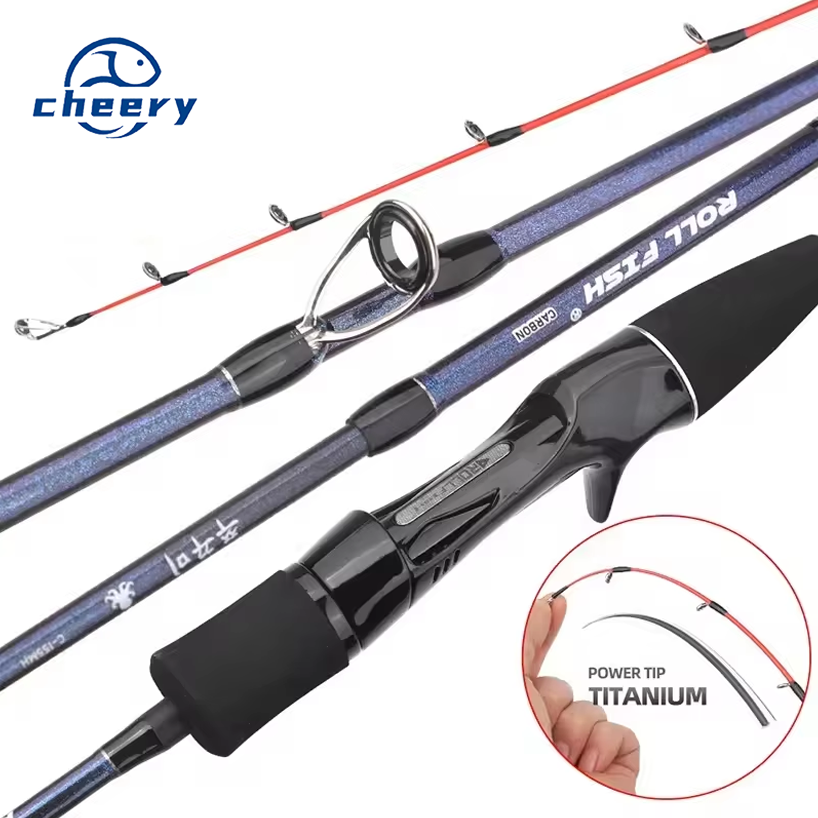 High Carbon Fiber 1.55m Ultralight EGI Squid Jig Fishing Rod Titanium Tip Casting Spinning Cuttlefish Lure Fishing Rod · Original source photograph · specifications to confirm