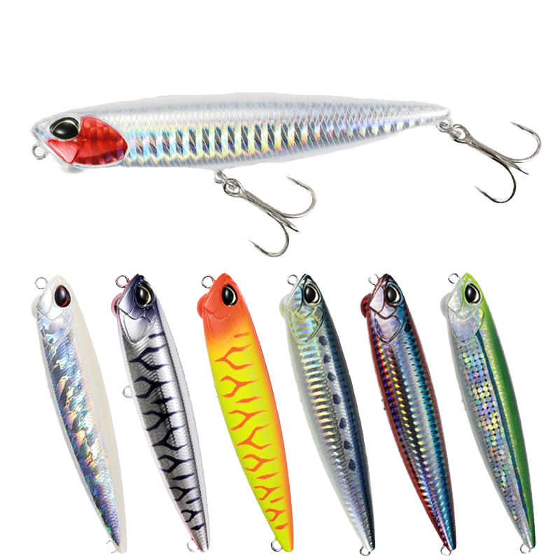 Floating Pencil Lure 85mm 11g, Walking Bait Topwater Dog, Long Cast Hard Bait for Saltwater Freshwater · Original source photograph · specifications to confirm