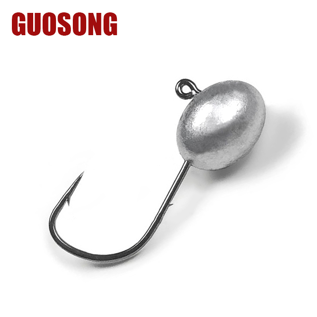 Mustad Flat Reinforced Thin Hook Double Back Lead Hook 2 Baithholders sharp Needle Point Round Head Jig Hook · Original source photograph · specifications to confirm
