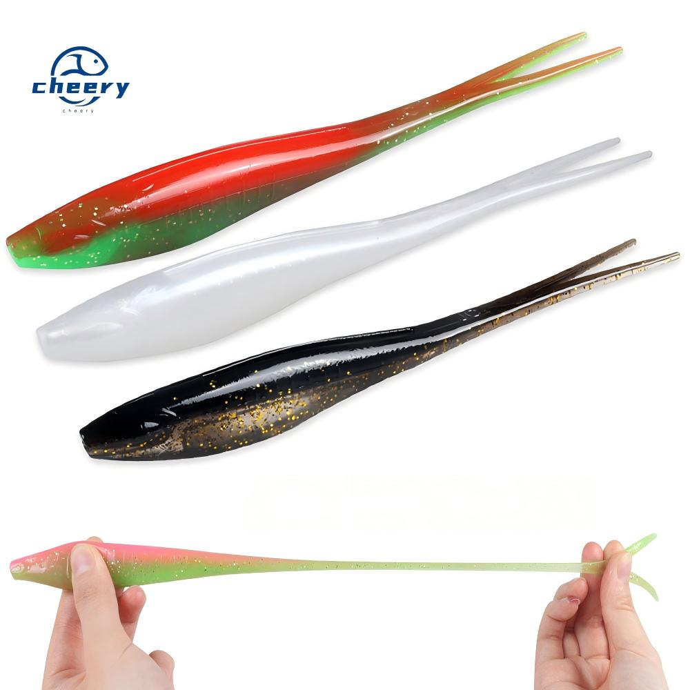 Cheery FUN 3 Pack Stainless Steel Floating Water Soft Bait Luya Bite Resistant Double Color 18mm/18g High Elastic · Original source photograph · specifications to confirm
