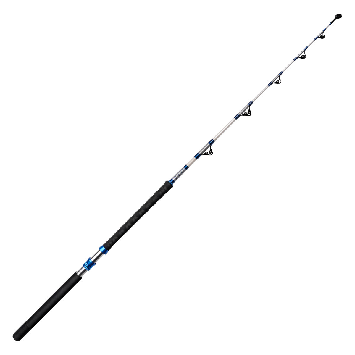 For Carbon Deep Sea Towing Boat Fishing Rod with Hard Action Straight/Bent Lever Rotating Fixed Guide Ring 2 Sections · Original source photograph · specifications to confirm