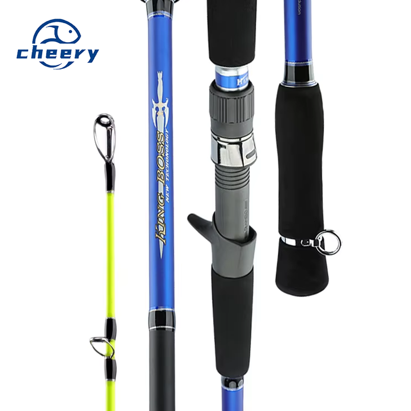 CHEERY OEM Carbon Fiber Spiral X for Toray Rod for Catfish Saltwater Boat Fishing Pole for Slow Pitch Jigging Fishing Rod · Original source photograph · specifications to confirm