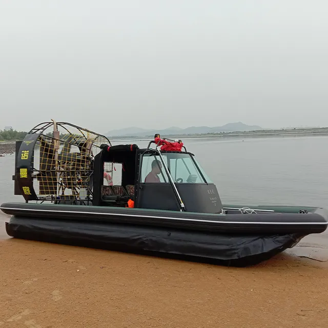 CHEERY Brand 0.8T Load Capacity 60km/h Speed Inboard Engine Work Boat Soft-Bottom Hovercraft Amphibious Multi-purpose Emergency