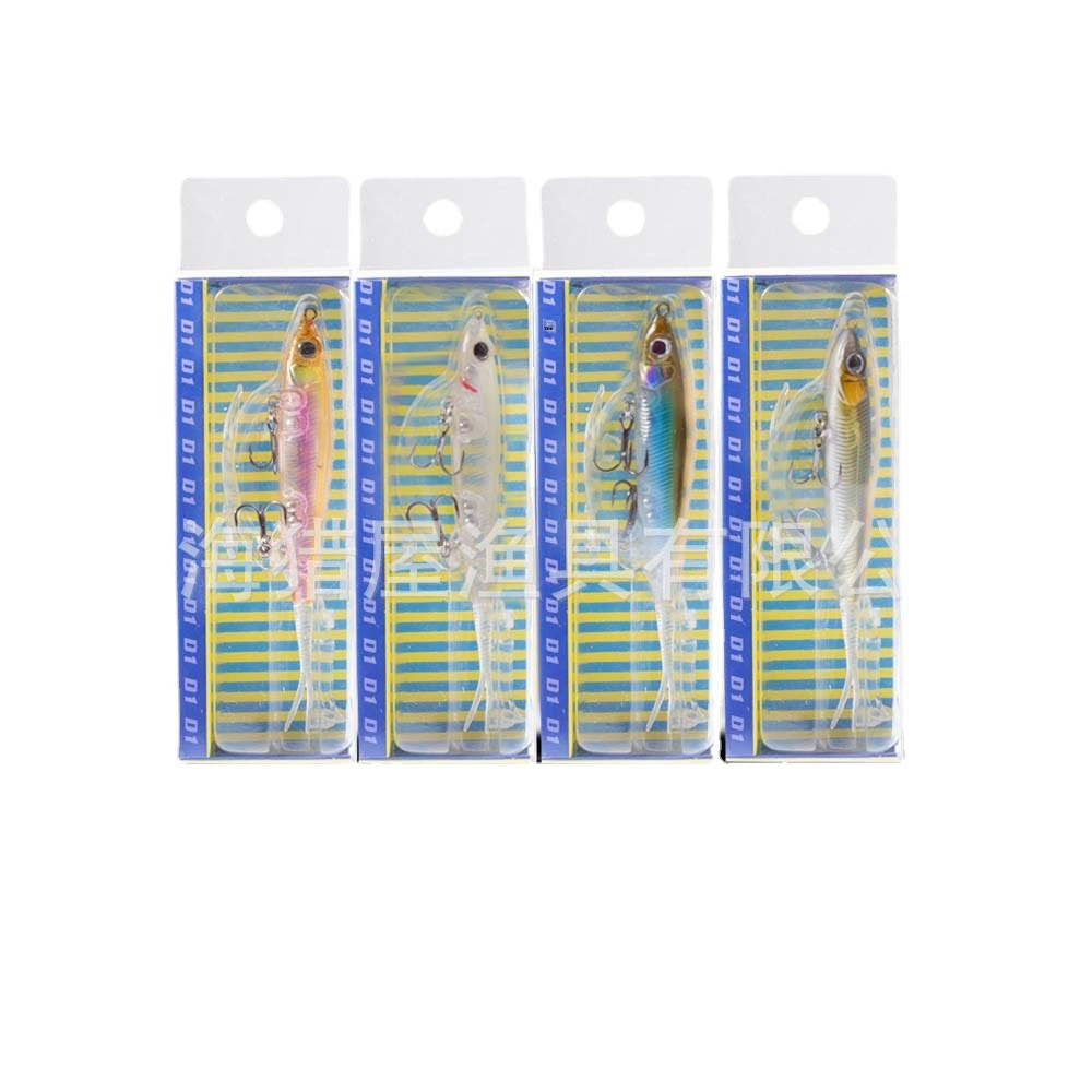 Dying-fish Floating Pencil Artificial Hard Bait No Swimming Action Replaceable Tail 65mm 4g Bass-specific · Original source photograph · specifications to confirm