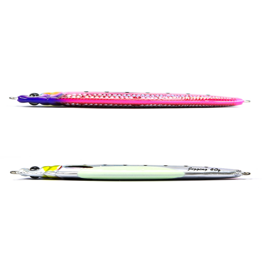 3D Printed Lead Fish 40g/60g/80g Deep-Sea Jigging Spanish Mackerel Iron Plate Bionic Artificial Lure Fast Retrieval Slow Sinking · Original source photograph · specifications to confirm