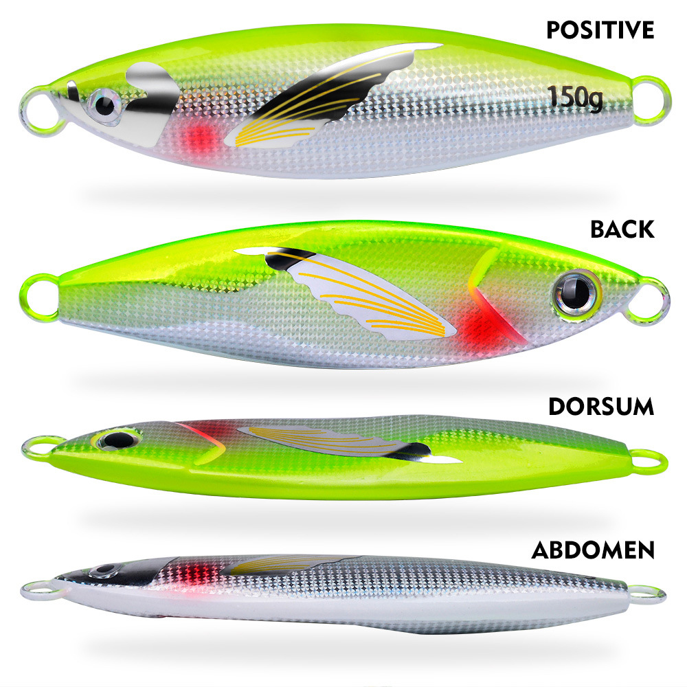 Deep Sea Iron Plate Lead Fish Long-Distance Sinking Live Bait Metal Bait Slow Shake Imitation Fake Bait Fishing Gear Wholesale · Original source photograph · specifications to confirm
