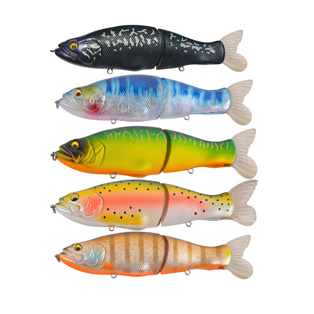 Popular Big Fishing Lure Glide Bait 135mm 31g Multi Jointed Swimbait for Pike Salmon Walleye Bass Sea Fishing Hard Bait Wobblers · Original source photograph · specifications to confirm