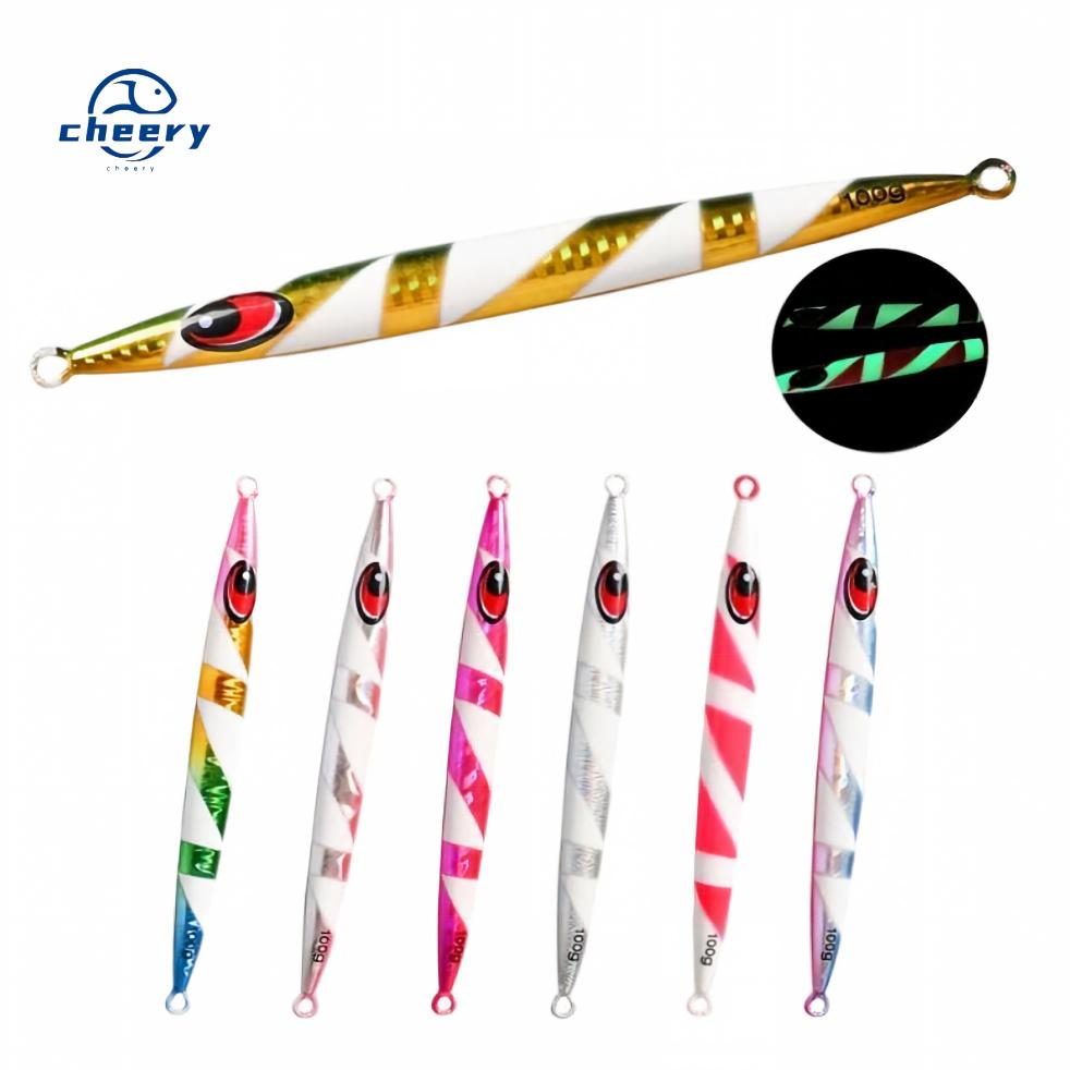 CHEERY Metal Jig Fishing Bait Slow Jig Lead Fish Metal Jigging Lure · Original source photograph · specifications to confirm
