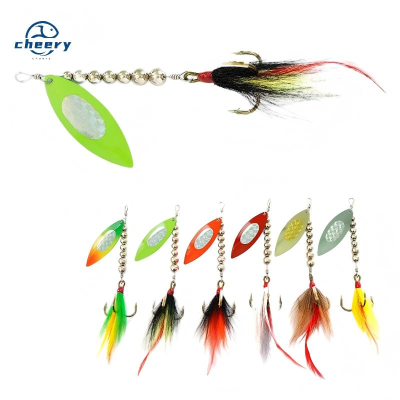 CHEEERY 21g Metal Blades Freshwater Fishing Lure Top In-line Spinner for Perch & Carp Stream & Lake Use · Original source photograph · specifications to confirm