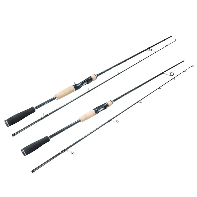 198m/21m High-Carbon M-Action Two-Section Carbon Lure Rod Universal LeiQiang Long-Cast Hard for Rivers & Streams