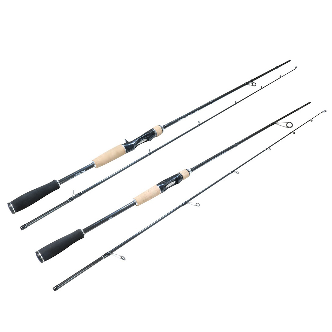 198m/21m High-Carbon M-Action Two-Section Carbon Lure Rod Universal LeiQiang Long-Cast Hard for Rivers & Streams · Original source photograph · specifications to confirm