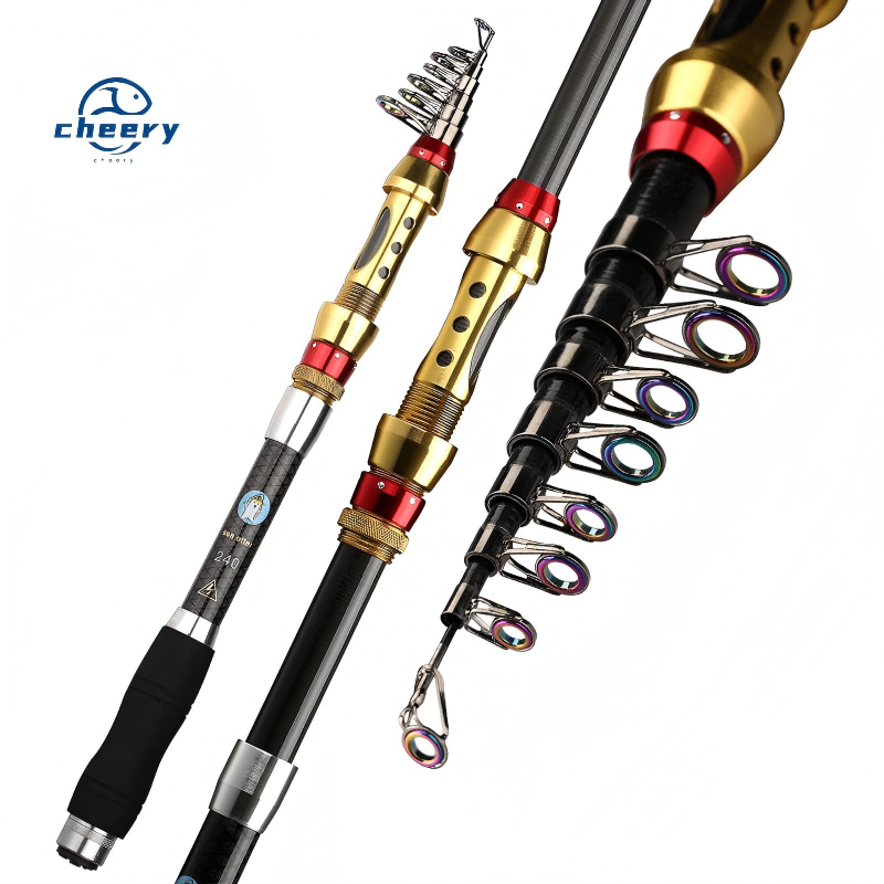 CHEERY Sea Rod Ultra Short Carbon Lure Fishing Rod 1.8m-3.6m Action for Carp Long Casting Ocean Beach Use · Original source photograph · specifications to confirm