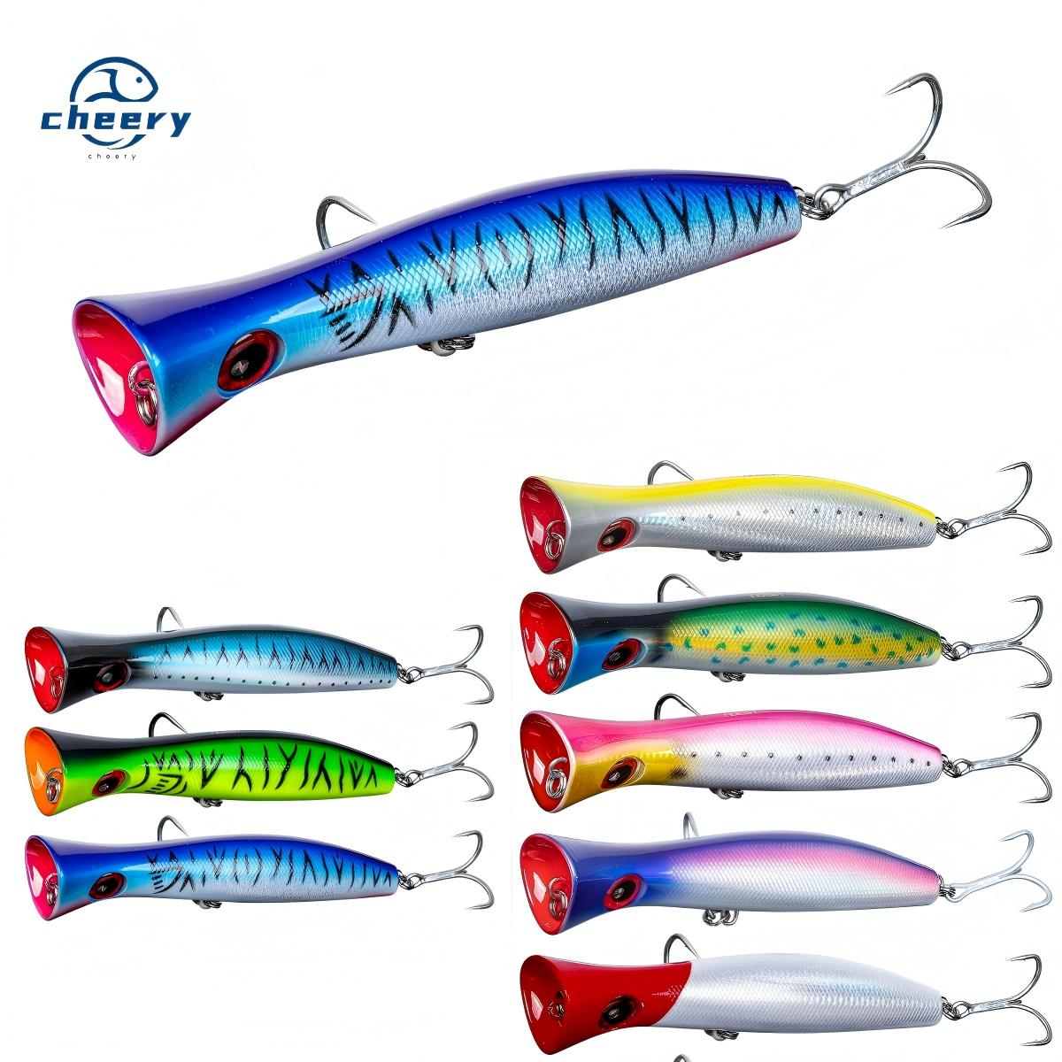 CHEERY Surf Fishing Poppers GT Tuna Chinese Fishing Tackle Sea Top Water Lure · Original source photograph · specifications to confirm